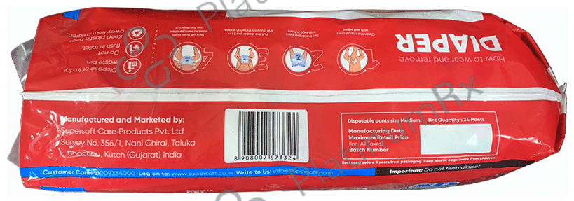 CPL Supersoft Baby Diaper Extra Soft Medium