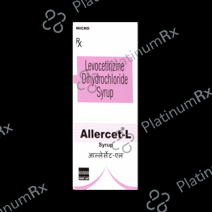 Allercet L 2.5mg Syrup