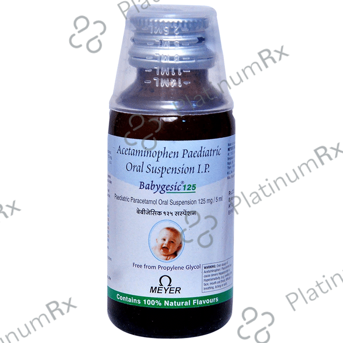 Babygesic 125mg Oral Suspension 60ml
