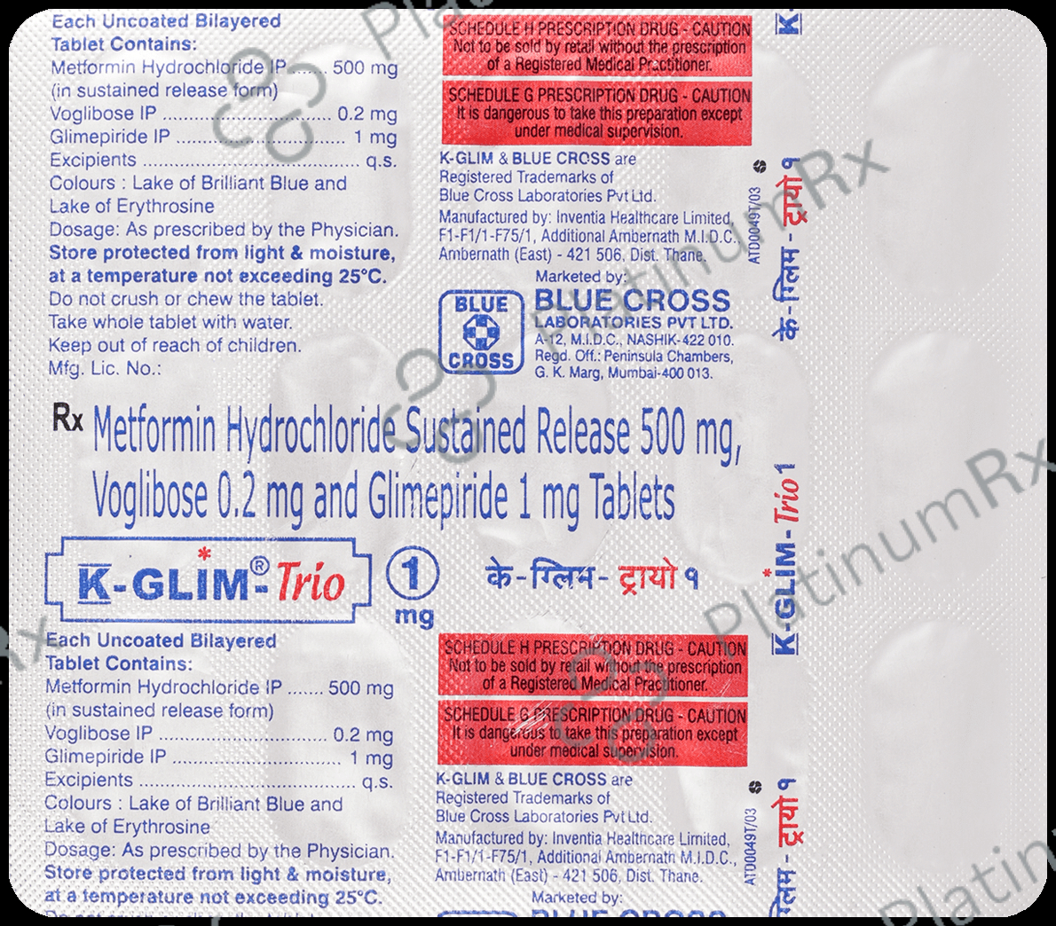 K Glim Trio Tablet SR 15s