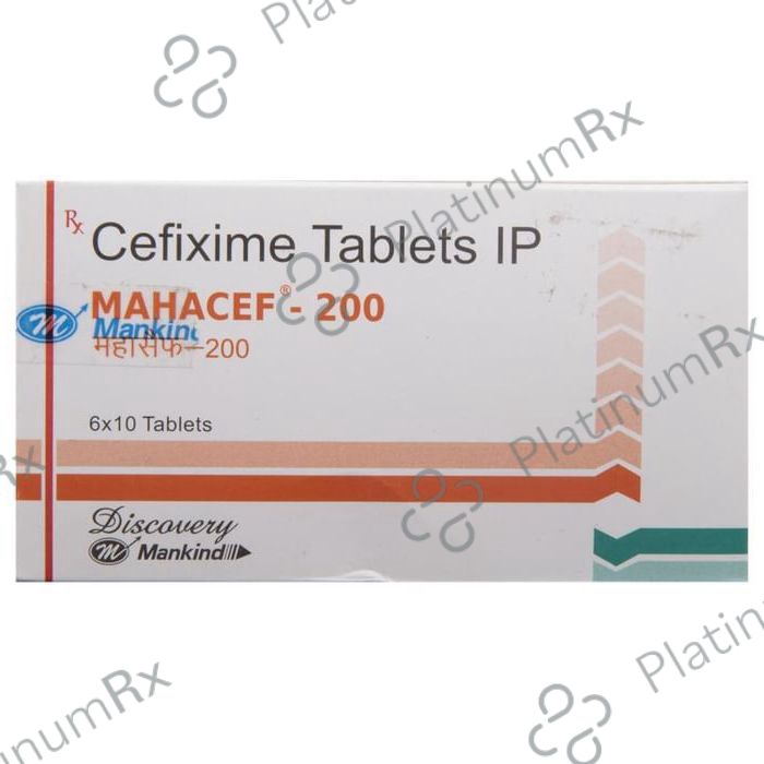 Mahacef 200mg Tablet 10s