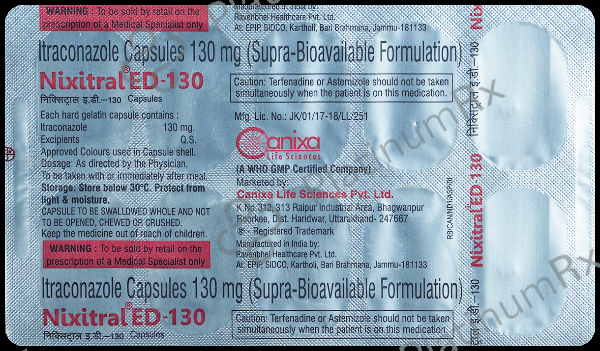 Nixitral ED 130 Capsule