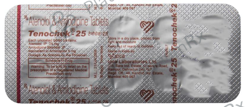 Tenochek 5/25mg Tablet 10s