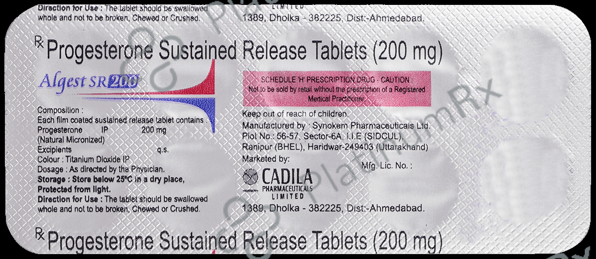 Algest SR 200mg Tablet 10s