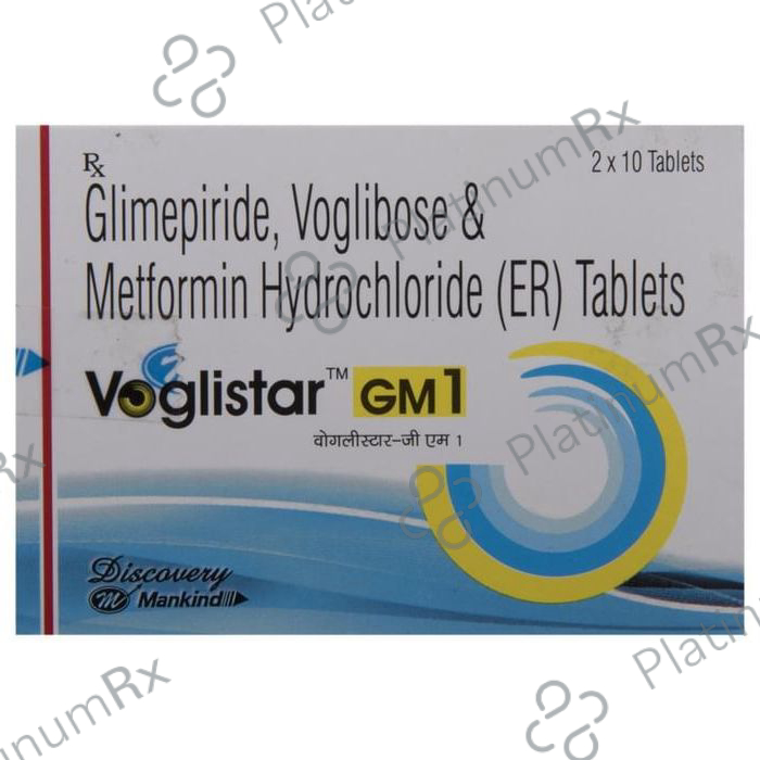 Voglistar GM1 Tablet ER 10 Tablet ER