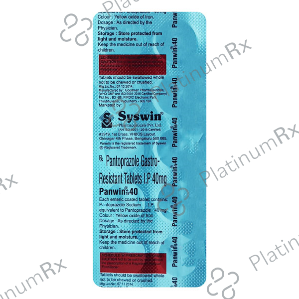 Panwin TB 40mg Tablet 10s
