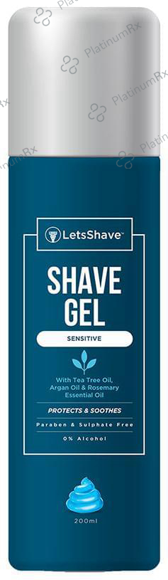 LetsShave Shave Gel for Men Sensitive