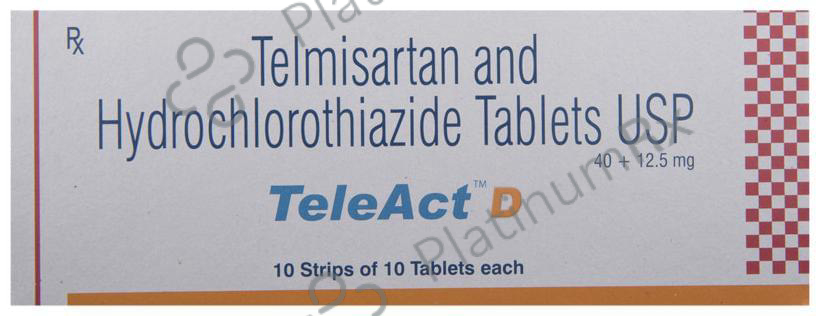 Teleact D 12.5/40mg Tablet 10s