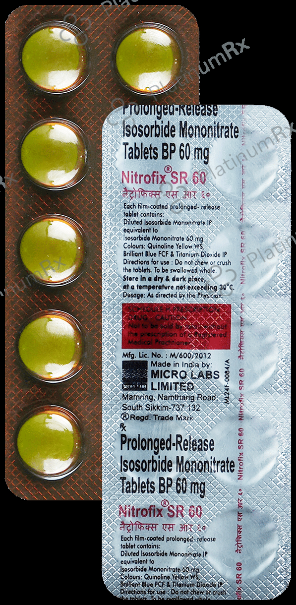 Nitrofix SR 60mg Tablet 10s