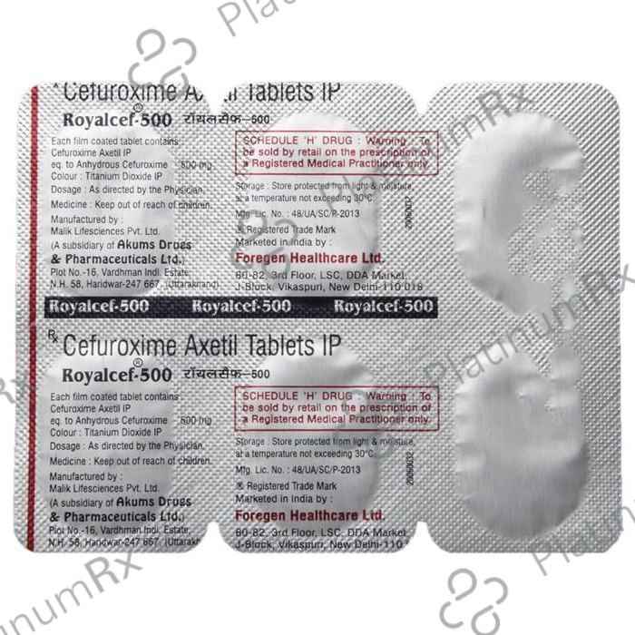 Royalcef 500 Tablet