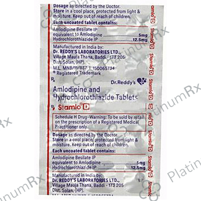 Stamlo D 5/12.5mg Tablet 15s