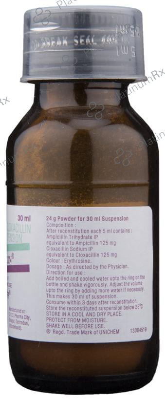 Ampoxin 125/125mg Dry syrup 30ml