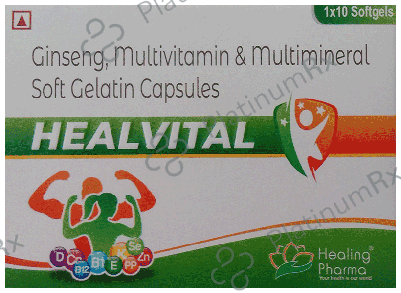Healing Pharma Healvital Soft Gelatin Capsule