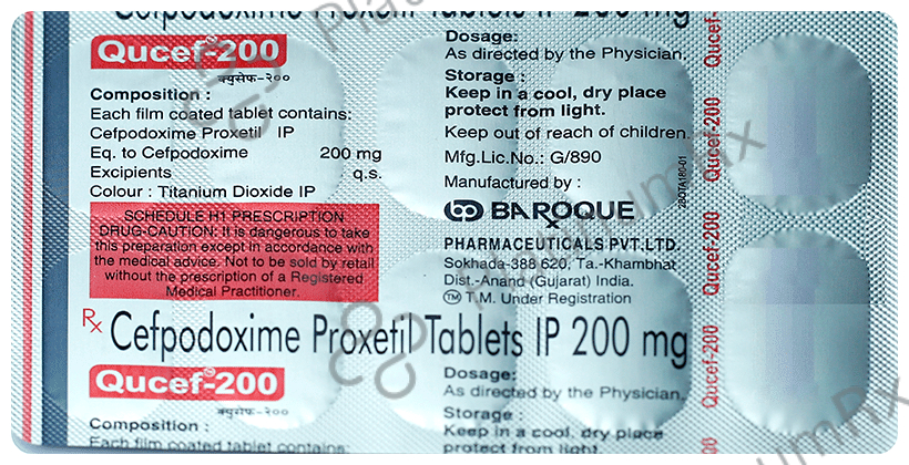 Qucef 200 Tablet