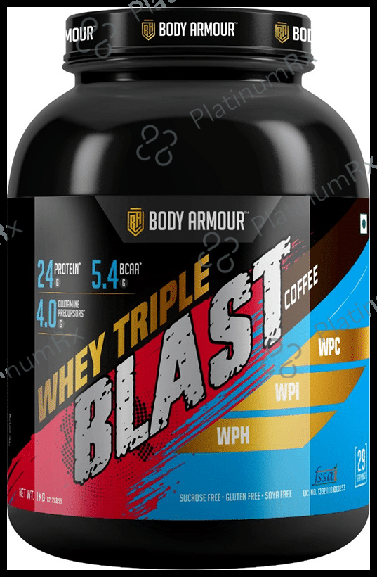 Body Armour Whey Triple Blast Protein Powder Coffee