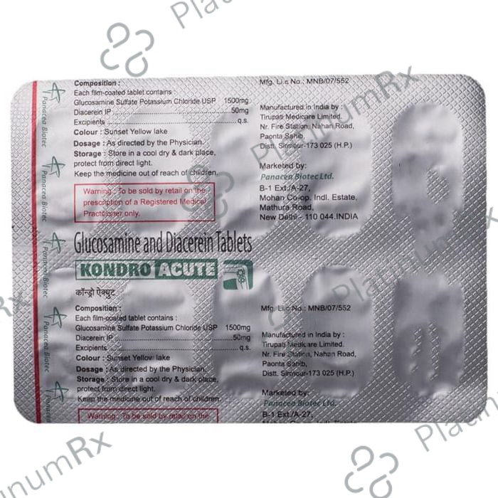 Kondro Acute 50/1500mg Tablet 10s