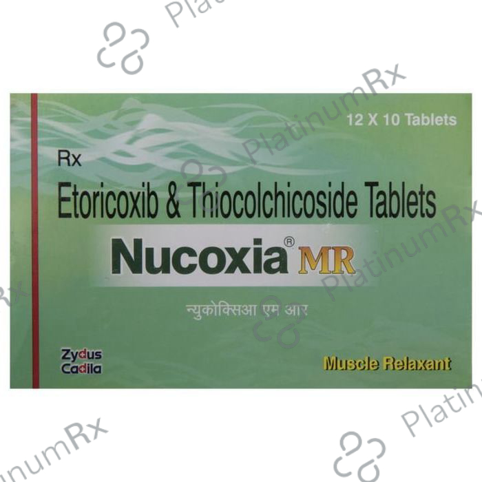 Nucoxia MR 60/4mg Tablet 10s
