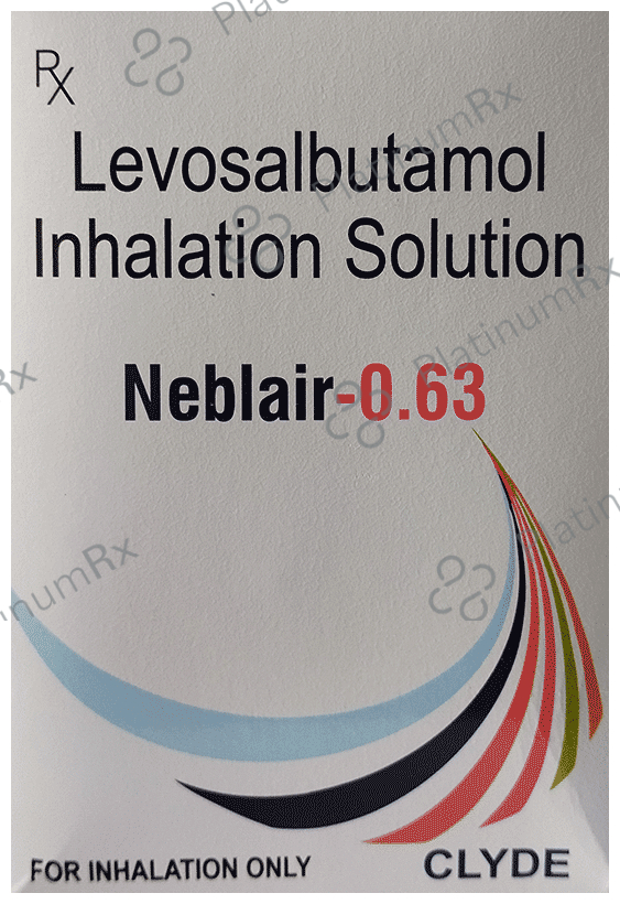 Neblair 0.63 Respules (2.5 ml Each)