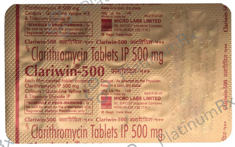 Clariwin 500mg Tablet 10s