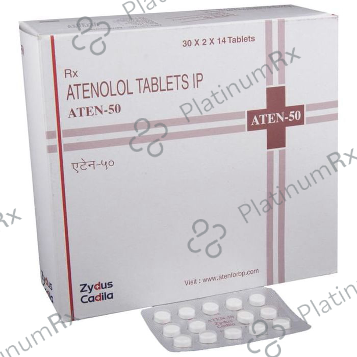 Aten 50mg Tablet 14s