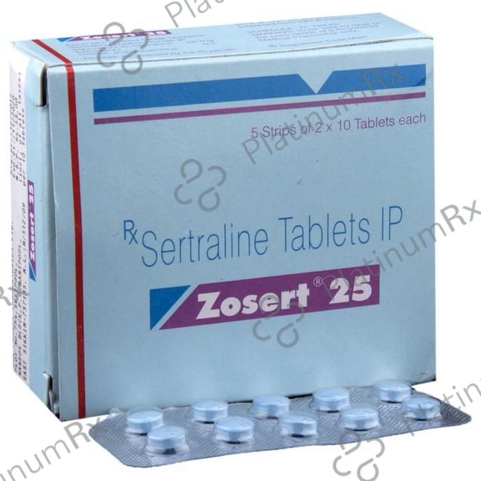 Zosert 25mg Tablet 10s