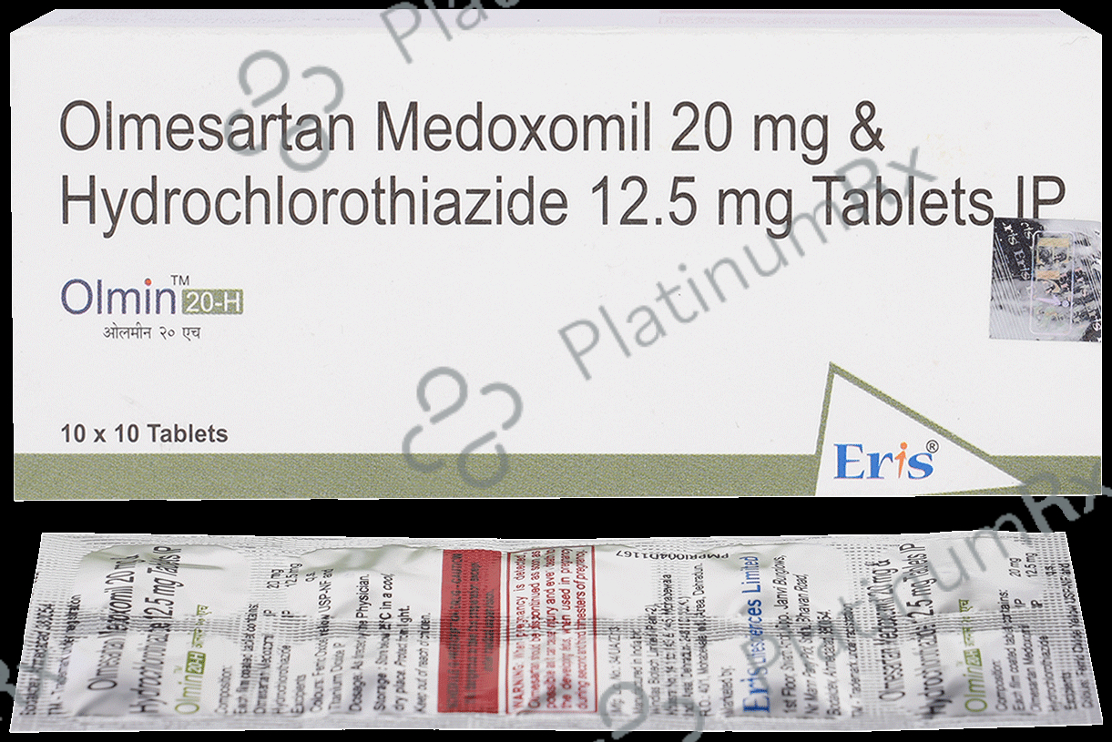 Olmin 20 H 12.5/20mg Tablet 10s