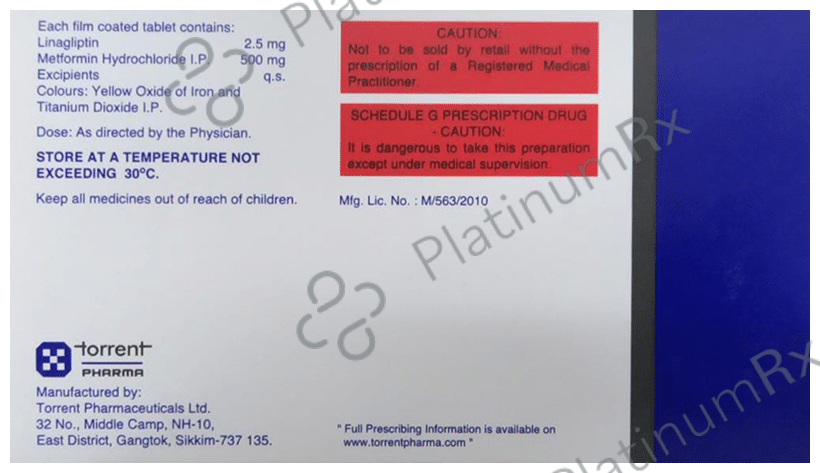 Linaxa M 2.5/500mg Tablet 10s