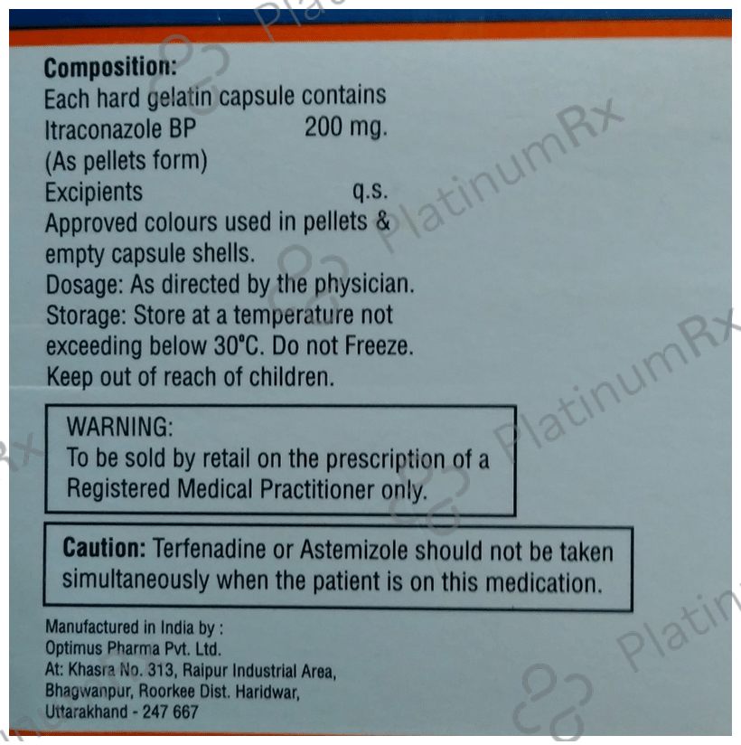 Itralent 200mg Capsule 10s