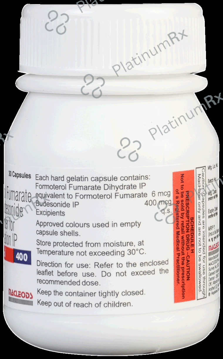 Budetrol 400/6mcg Rotacap 30s