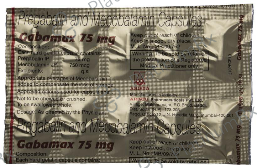 Gabamax 75mg Capsule