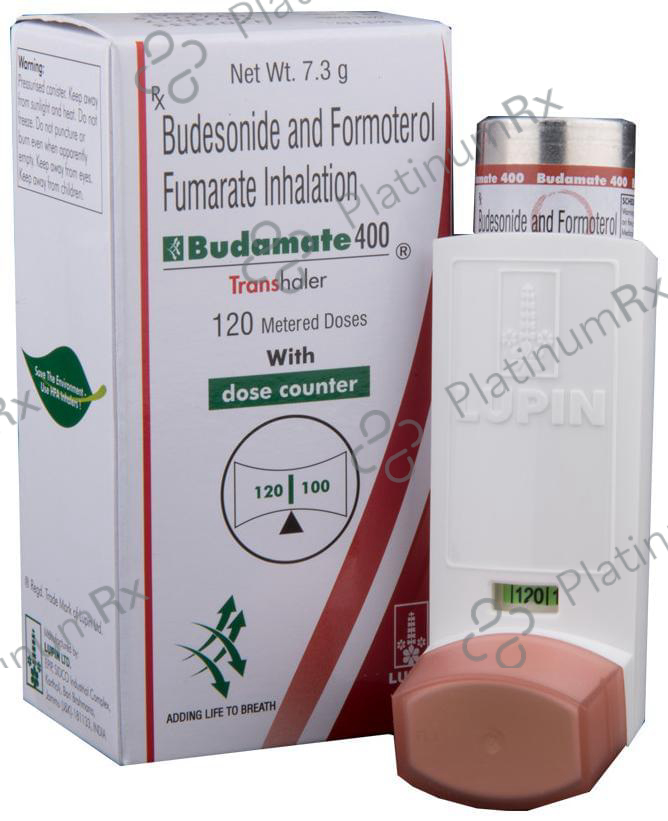 Budamate 400/6mcg Transhaler 120MDI