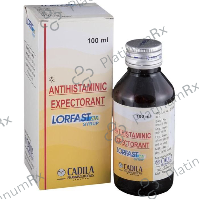 Lorfast AM 30/50/5mg Syrup 100ml