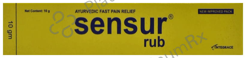 Sensur Ayurvedic Rub Ointment for Fast Pain Relief 10gm