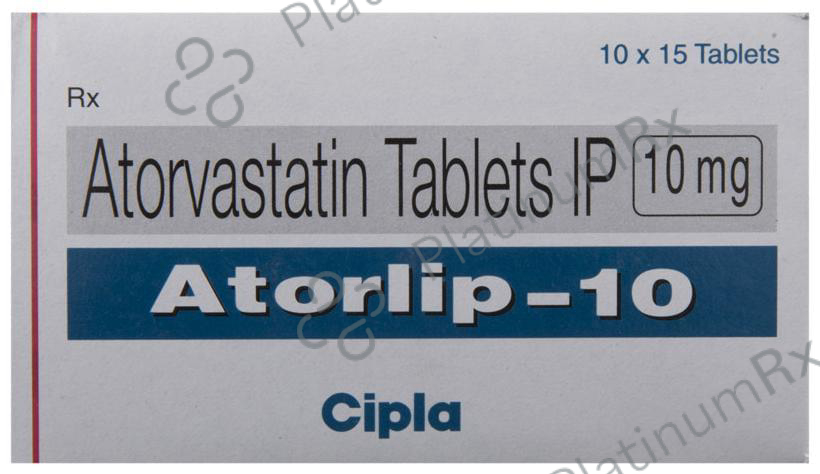 Atorlip 10mg Tablet 15s