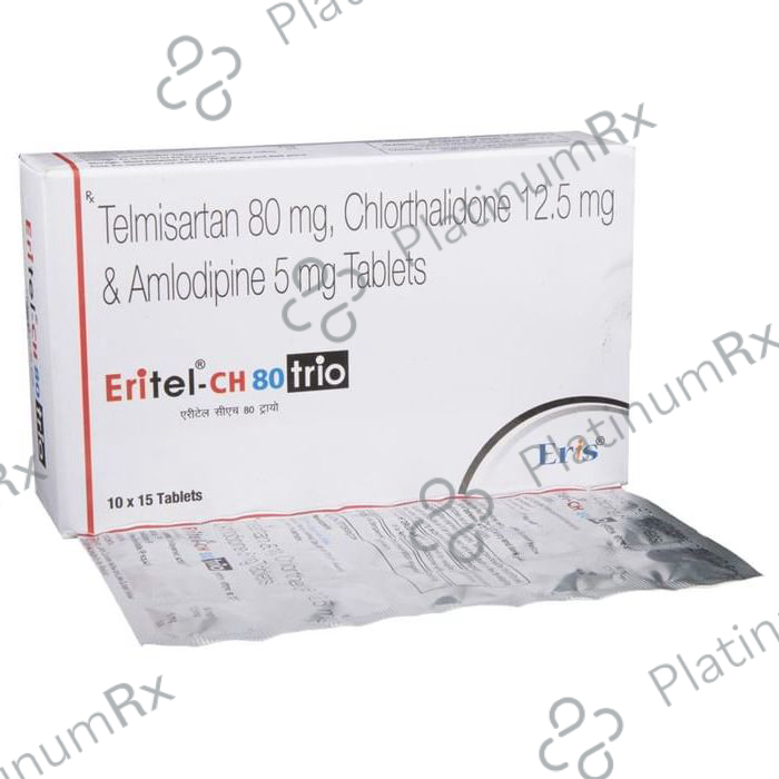 Eritel CH 80 Trio 5/12.5/80mg Tablet 15s