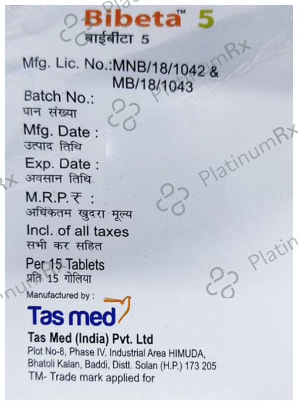 Bibeta 5 Tablet
