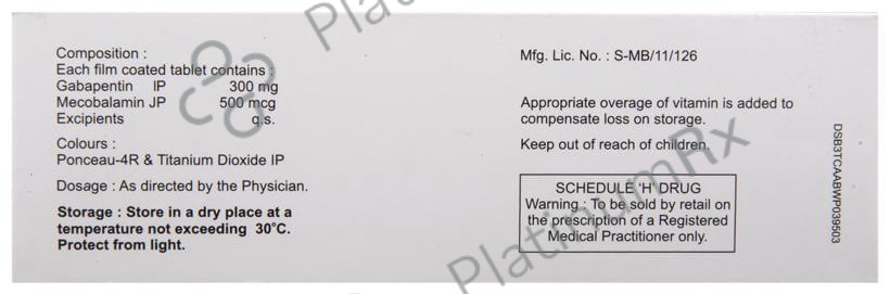 Nurokind G 300/500mcg Tablet 10s