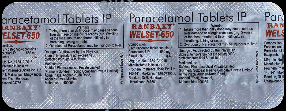 Welset 650 Tablet