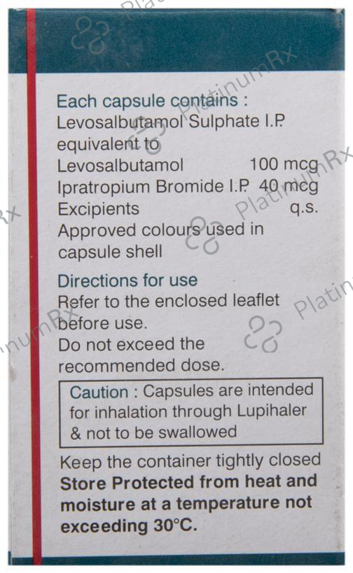 Salbair I 100mcg/40mcg Transcaps 30s