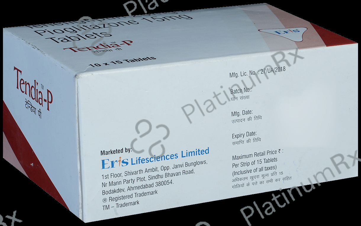 Tendia P 15/20mg Tablet 15s