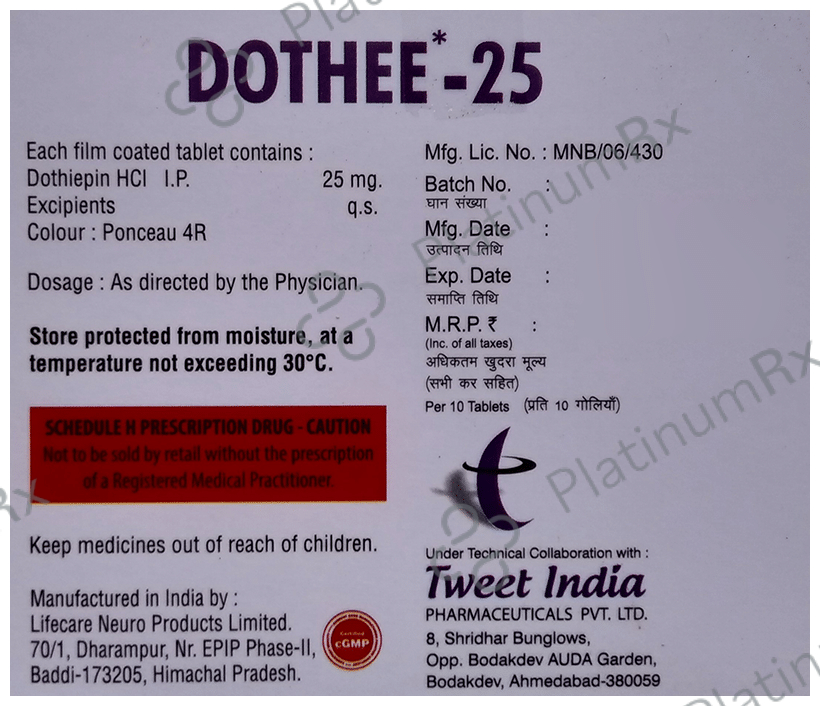 Dothee 25 Tablet