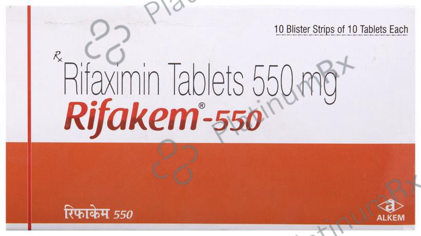 Rifakem 550mg Tablet 10s