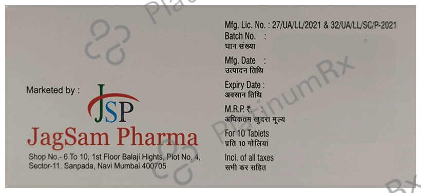 Cilsam T 10mg/40mg Tablet
