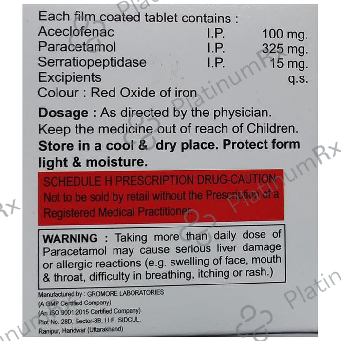 Aceloz-SP Tablet