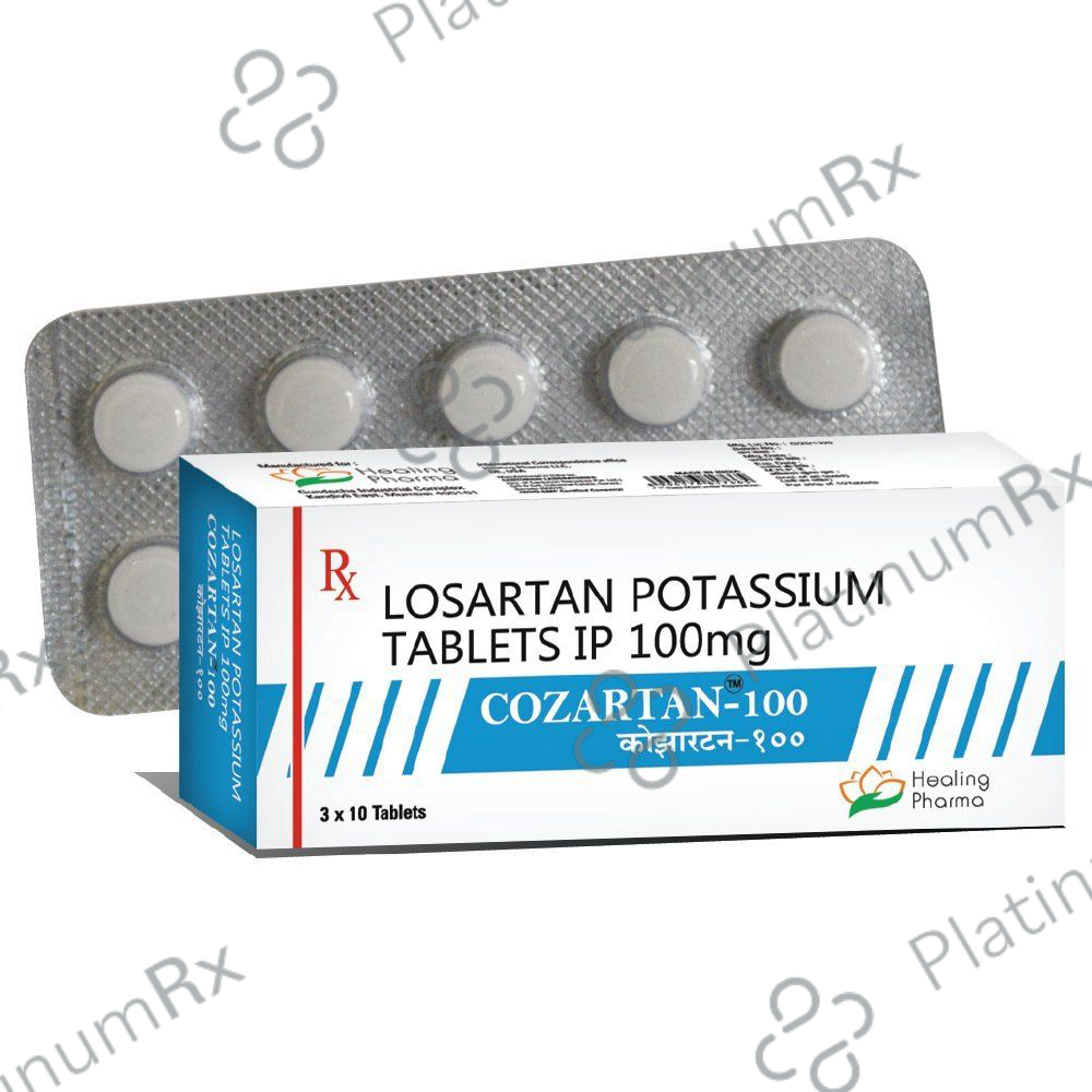 Cozartan 100mg Tablet 10s