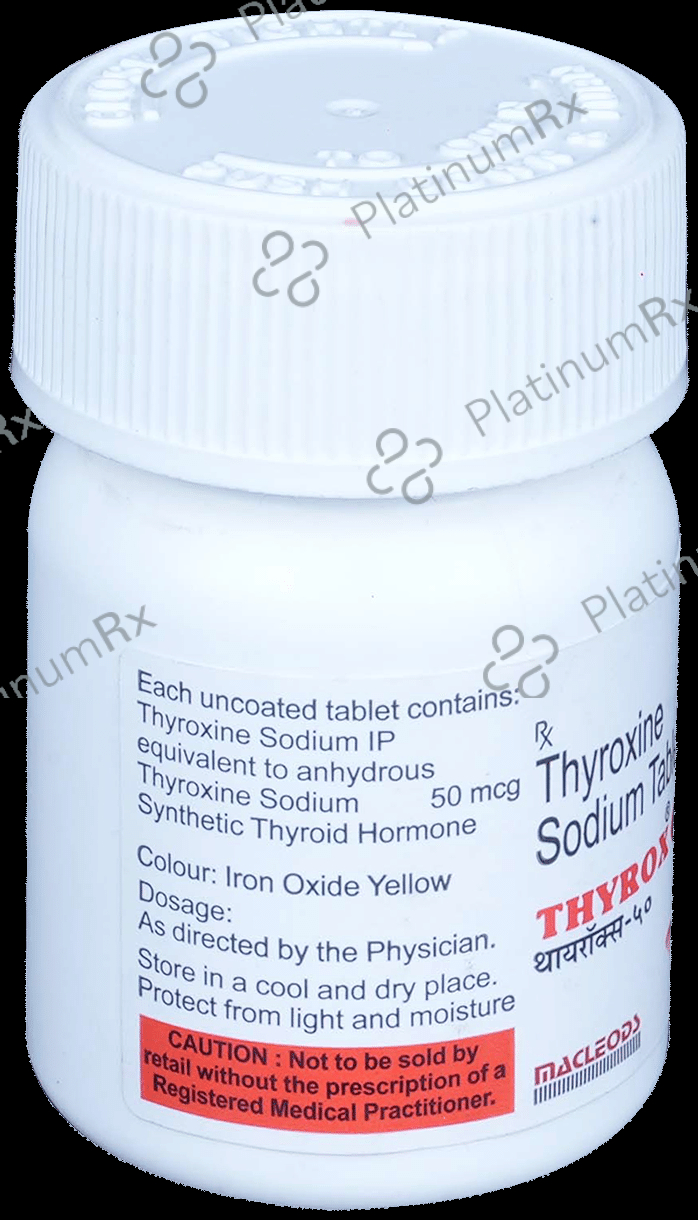 Thyrox 50mcg Tablet 120s