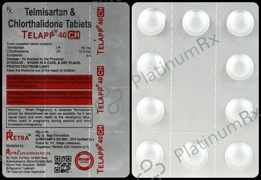 Telapp CH 40/12.5mg Tablet 10s