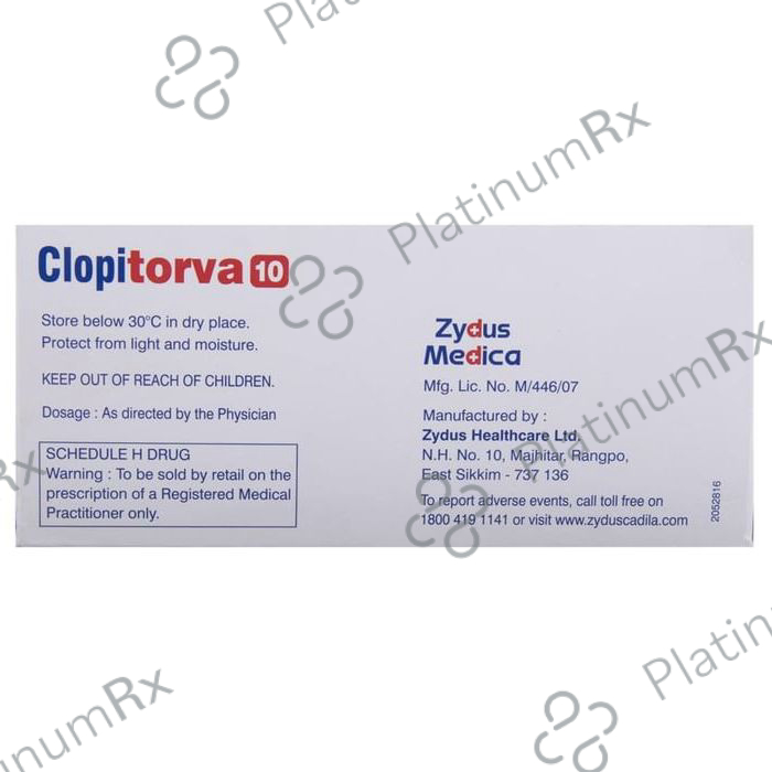 Clopitorva 10 Capsule 10 Capsule