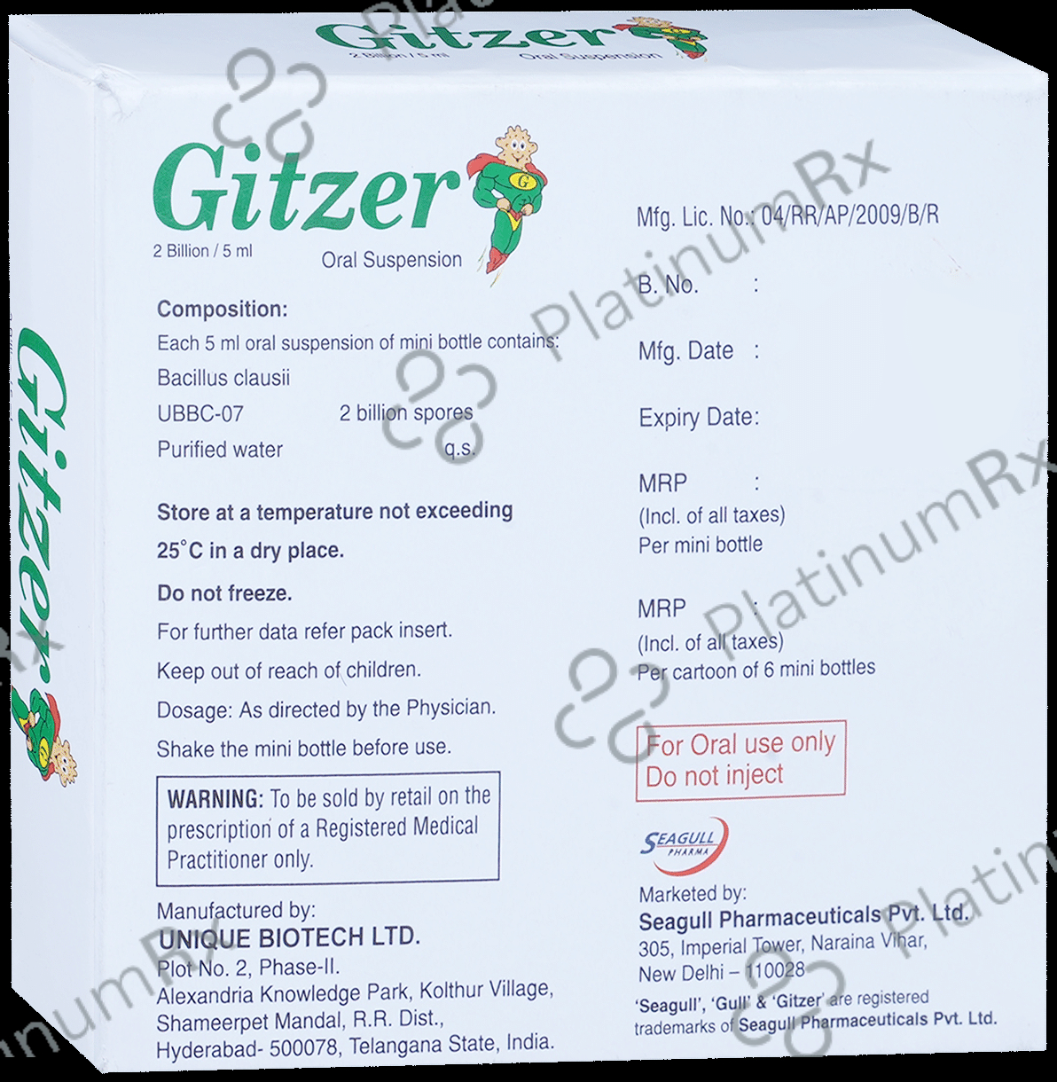 Gitzer Oral Suspension