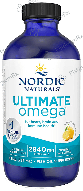 Nordic Naturals Ultimate Omega 3 2840mg Dietary Supplement 237 ml